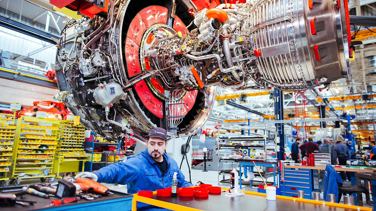 Montaje final del motor LEAP-1A - PHOTO/Cyril Abad / CAPA Pictures / Safran