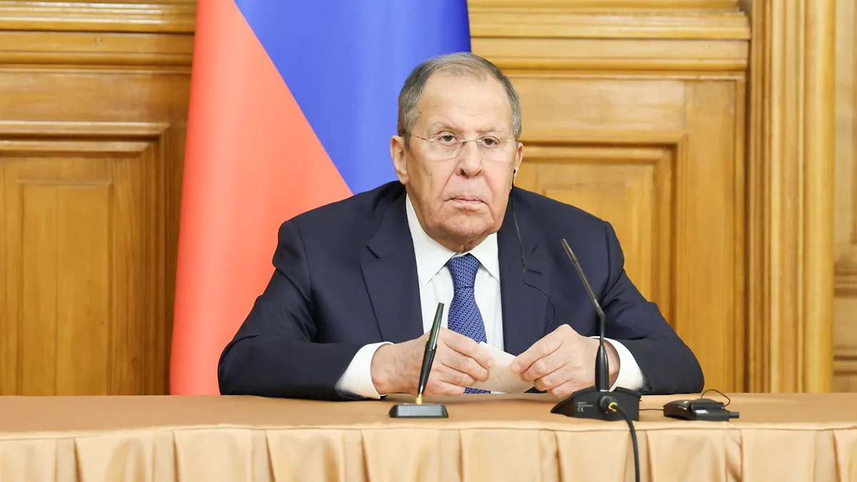<p>El ministro de Asuntos Exteriores ruso, Sergei Lavrov - PHOTO/X/@MarocDiplomatie</p>
