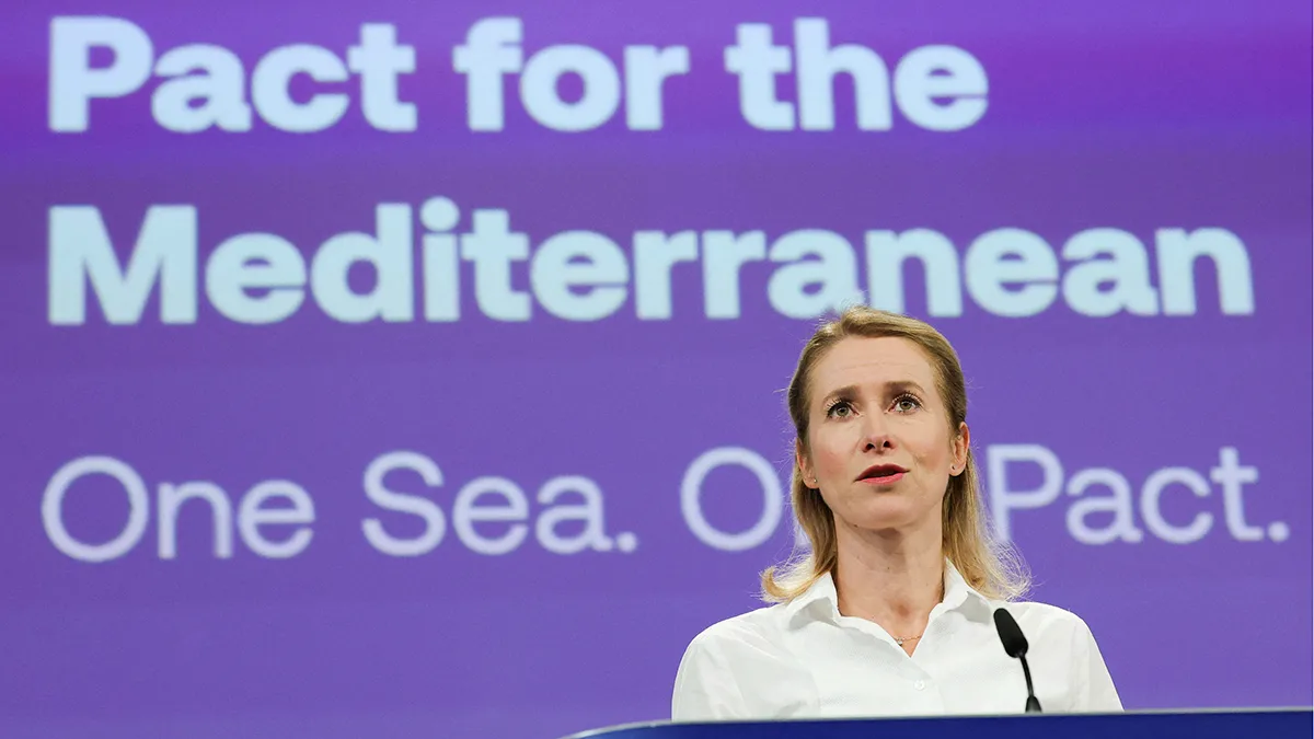 La alta representante de la Unión Europea para Asuntos Exteriores y Política de Seguridad, Kaja Kallas - REUTERS/ YVES HERMAN