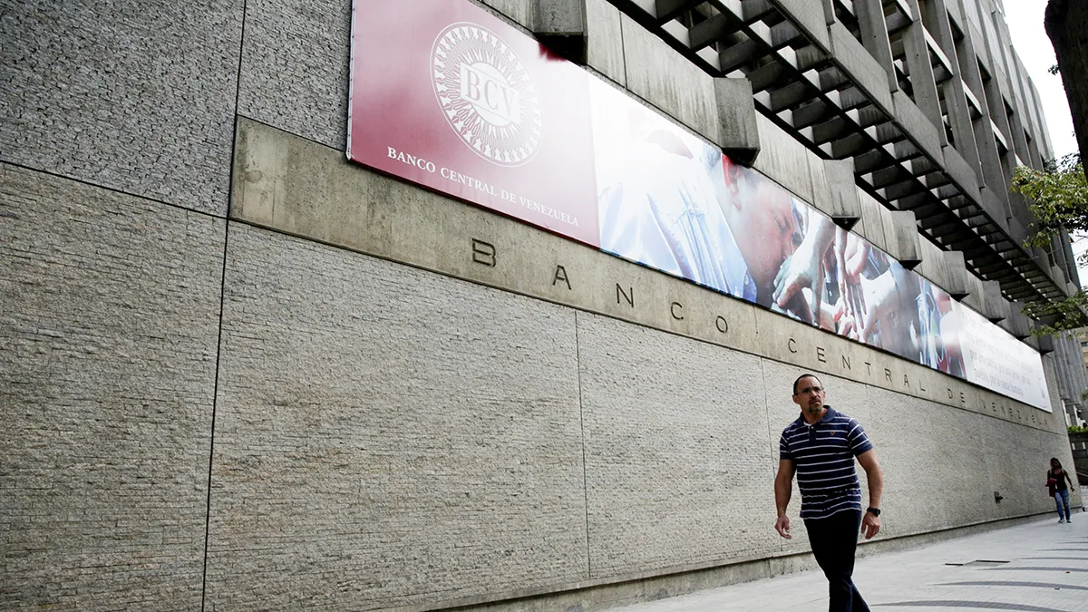 <p>Banco Central de Venezuela en Caracas - REUTERS/ MARCOS BELLO </p>
