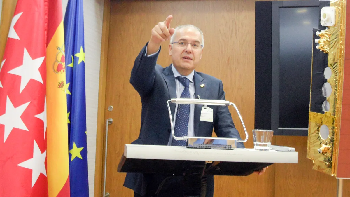 En recientes foros organizados por El Economista y la Fundación Carlos de Amberes, Miguel Ángel Panduro (Hispasat), ha trasladado un mensaje de alerta sobre industria espacial a politicos, militares y empresarios (foto de archivo) - PHOTO/JPons