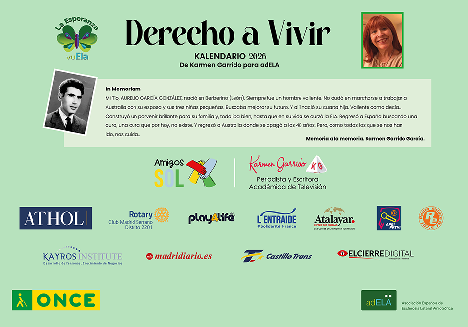 Kalendario Solidario Derecho a vivir 2025
