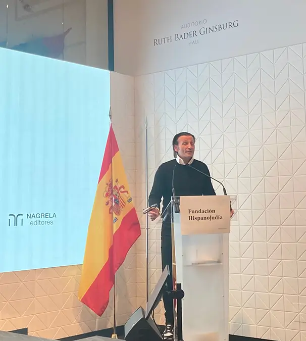 David Hachuel, presidente de la Fundación Hispanojudía, organizadora de la presentación