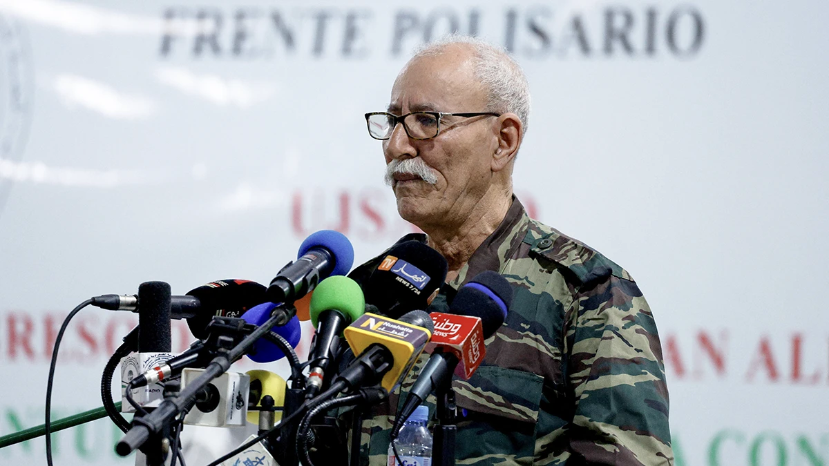 <p>El líder del Frente Polisario, Brahim Ghali - REUTERS/ BORJA SUAREZ </p>
