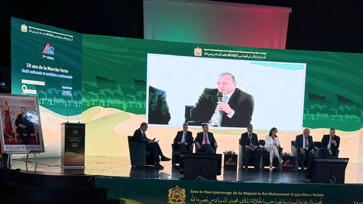 Foro MD Sáhara, organizado por Maroc Diplomatique entre el 13 y el 16 de noviembre en la ciudad de Dajla, Marruecos