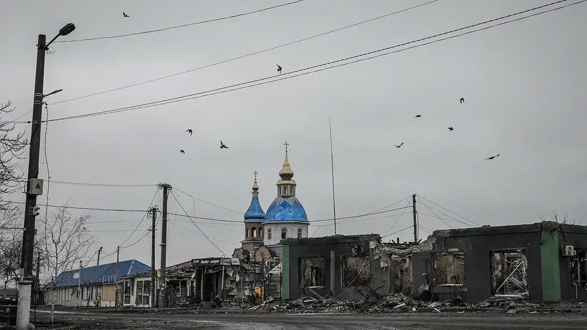 Ciudad de Pokrovsk, en primera línea del frente, en medio del ataque de Rusia a Ucrania, en la región de Dnipropetrovsk, Ucrania, el 11 de noviembre de 2025 - PHOTO/ REUTERS