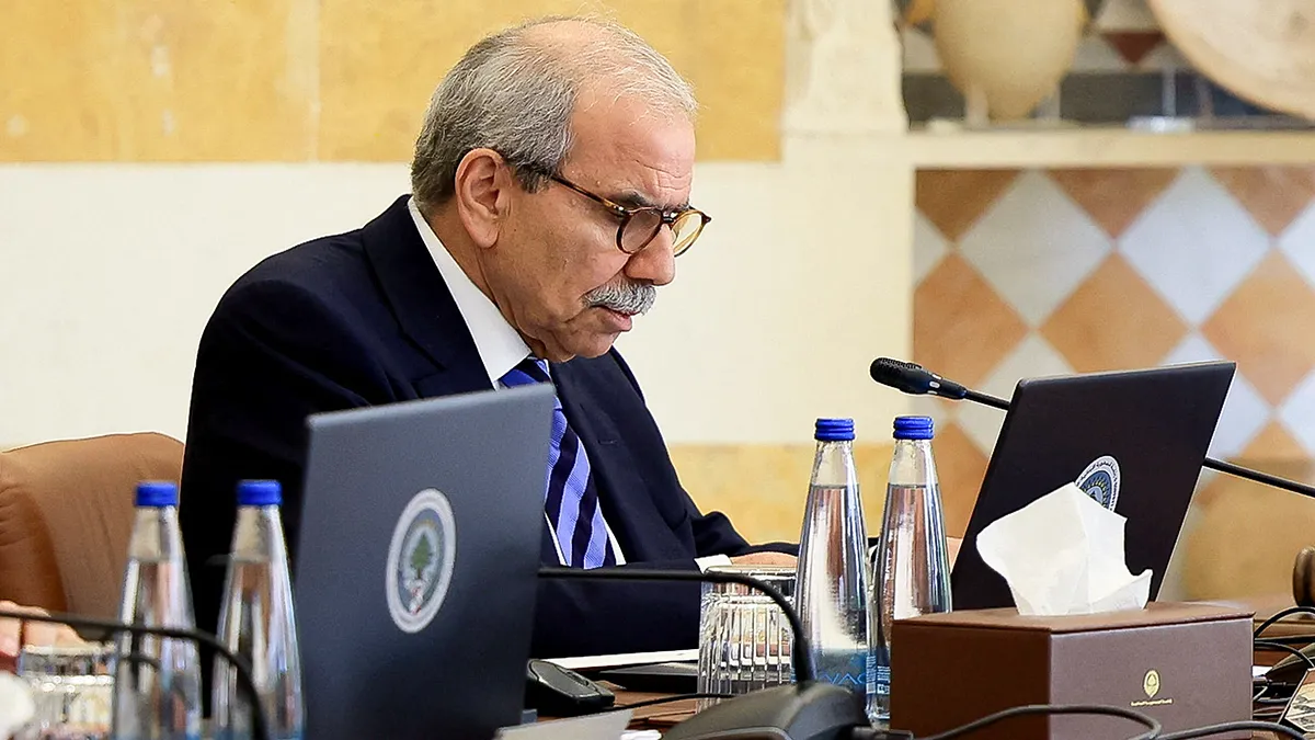 <p>El primer ministro libanés, Nawaf Salam - REUTERS/ MOHAMED AZAKIR</p>
