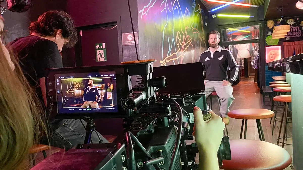 Una imagen del rodaje del documental RED - PHOTO/Fundación "la Caixa"