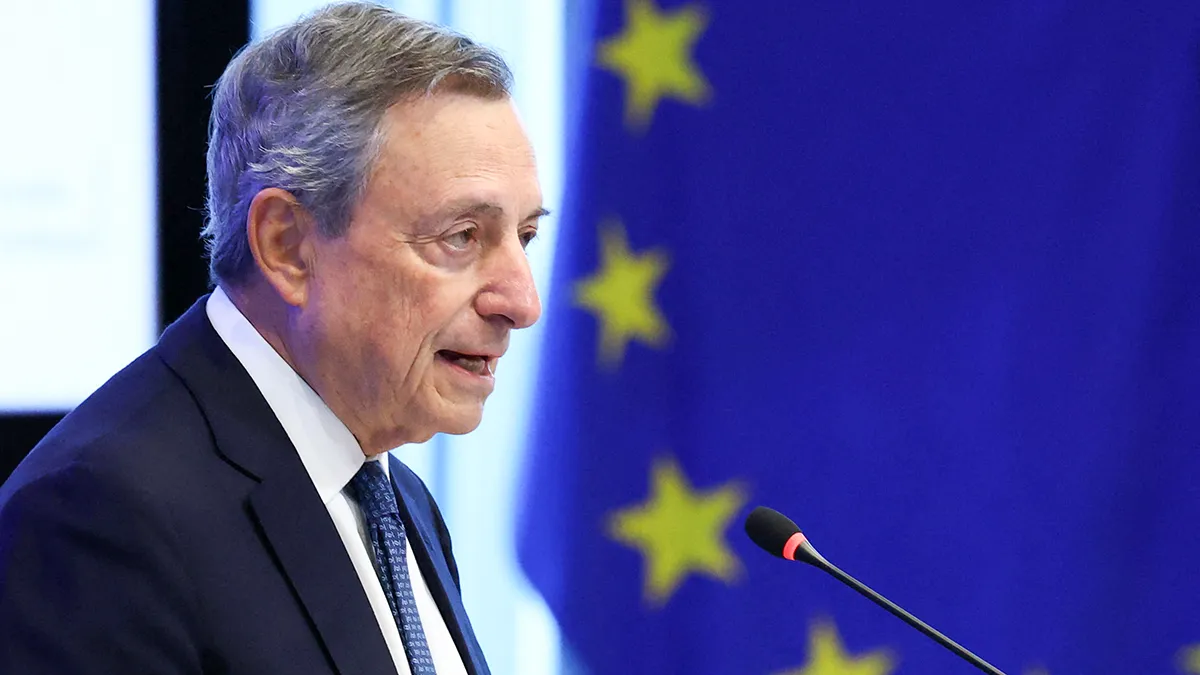 El expresidente del Banco Central Europeo (BCE), Mario Draghi - REUTERS/ YVES HERMAN