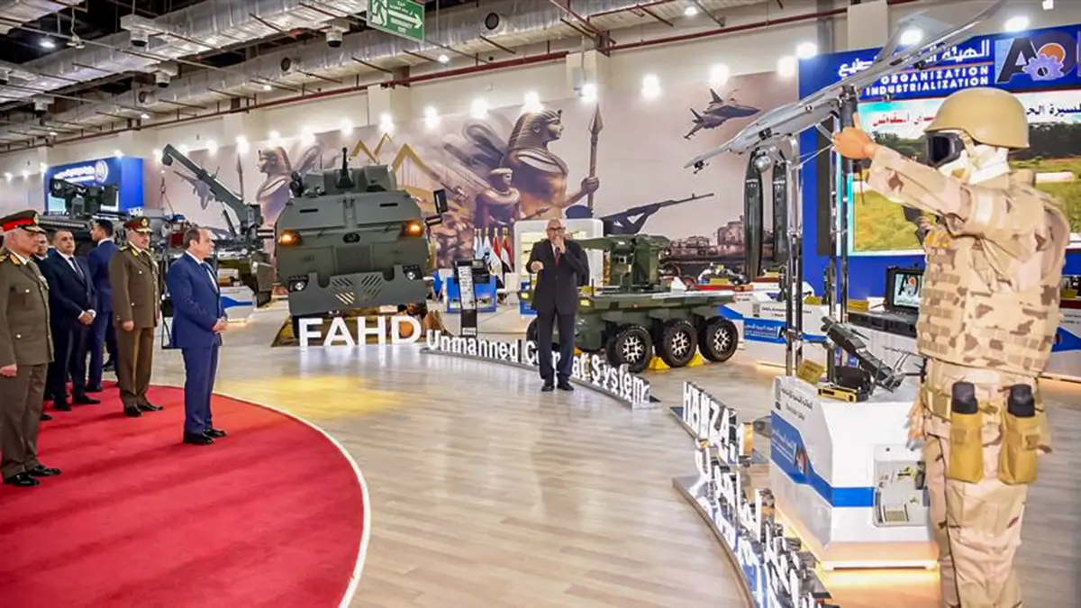 El presidente y Comandante Supremo de las Fuerzas Armadas de Egipto, Abdelfattah Al Sisi, quiere reducir su dependencia militar del exterior y alcanzar el máximo grado de autosuficiencia posible a través de la cooperación internacional - PHOTO/EDEX