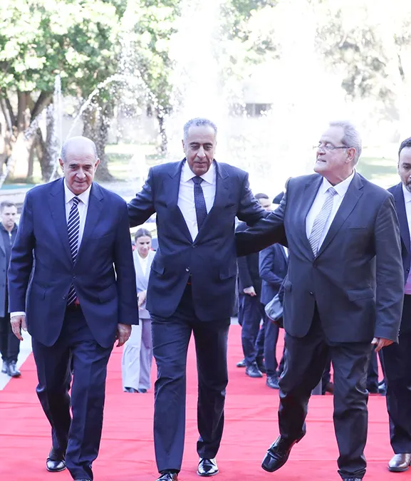 Abdellatif Hammouchi, Francisco Pardo Piqueras y Dieter Romann