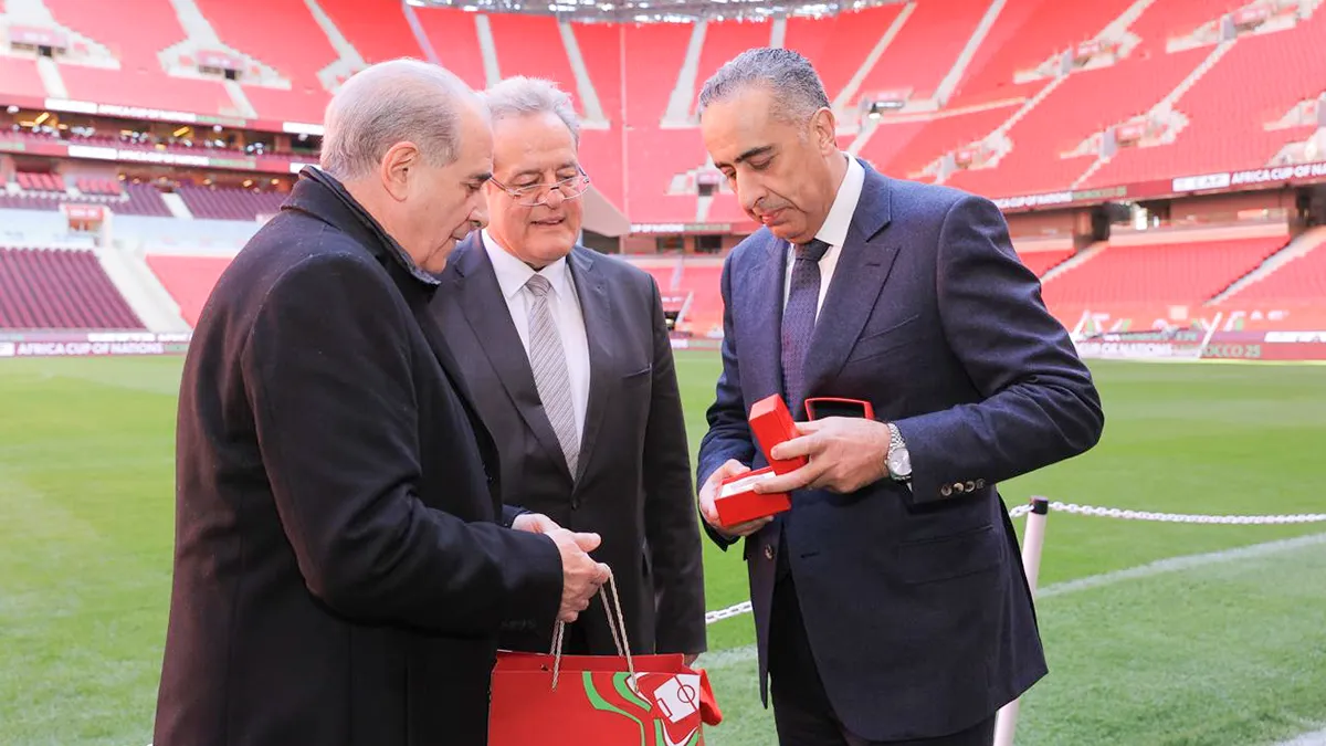 Abdellatif Hammouchi, Francisco Pardo Piqueras y Dieter Romann