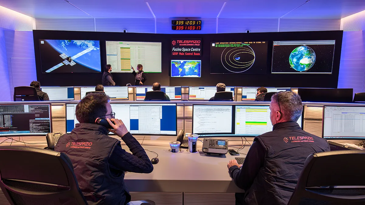 La presencia del grupo en el sector espacial internacional se lleva a cabo con las franco-italianas Thales Alenia Space y Telespazio, ambas inmersas en el proceso de integración con Airbus Space Systems y Thales - PHOTO/Leonardo SpA