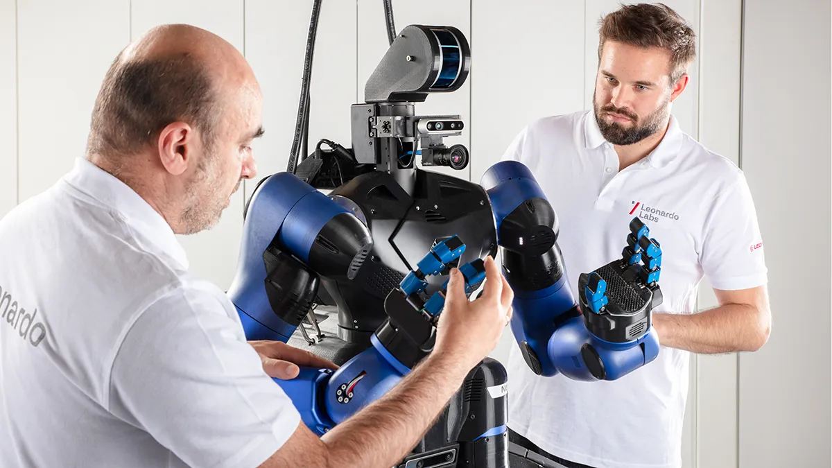 La robótica es una de las áreas que centran los esfuerzos de Leonardo en I+D+i, a cuyas actividades se dedican unos 2.500 millones de euros anuales y están volcadas alrededor de 17.000 profesionales - PHOTO/Leonardo SpA