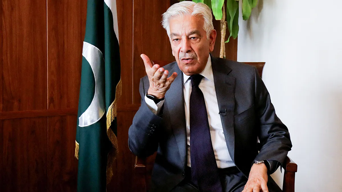<p>El ministro de Defensa paquistaní, Khawaja Muhammad Asif - REUTERS/ SALAHUDDIN </p>
