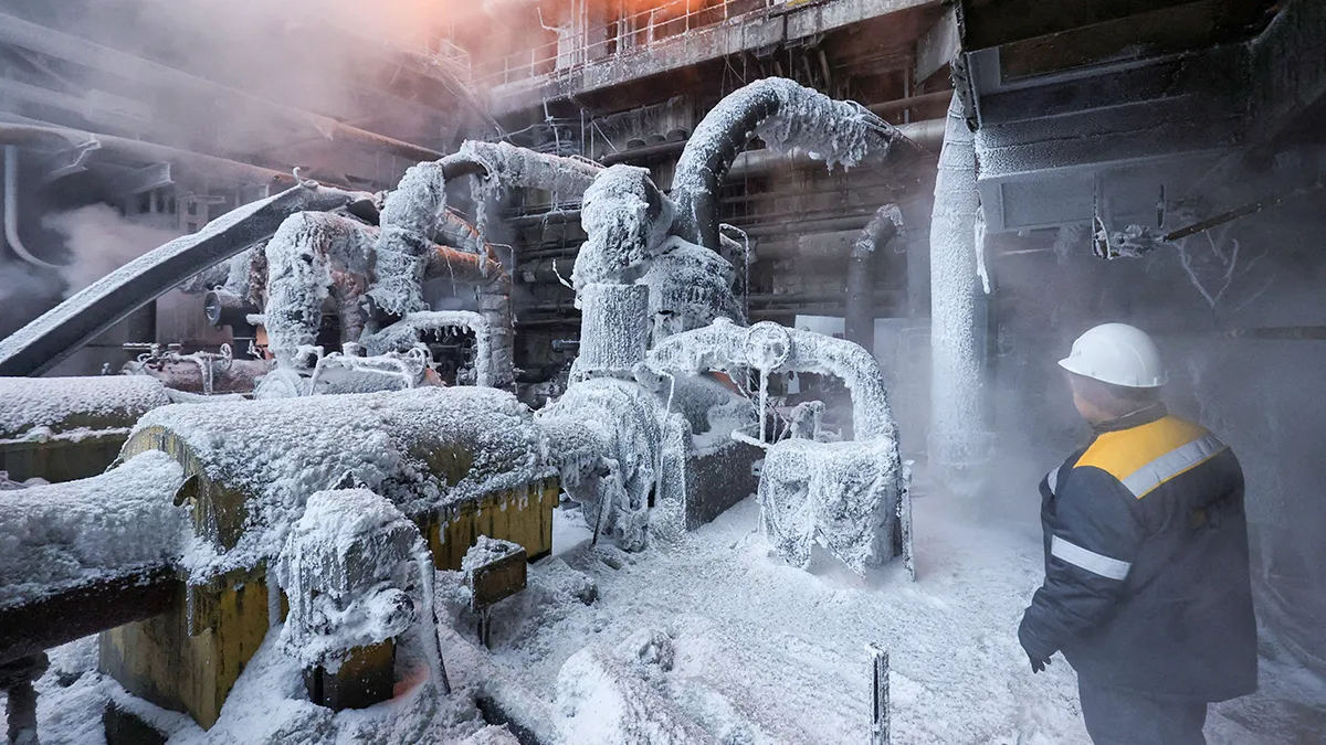 <p>Un empleado trabaja en una planta de energía térmica dañada por múltiples ataques con misiles rusos, en medio del ataque de Rusia a Ucrania, en un lugar no revelado en Ucrania, el 21 de enero de 2026 - REUTERS/ ROMAN BALUK </p>
