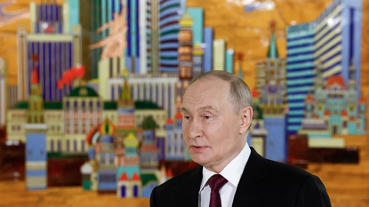 <p>El presidente ruso Vladimir Putin - PHOTO SERGEI ILINITSKY </p>
