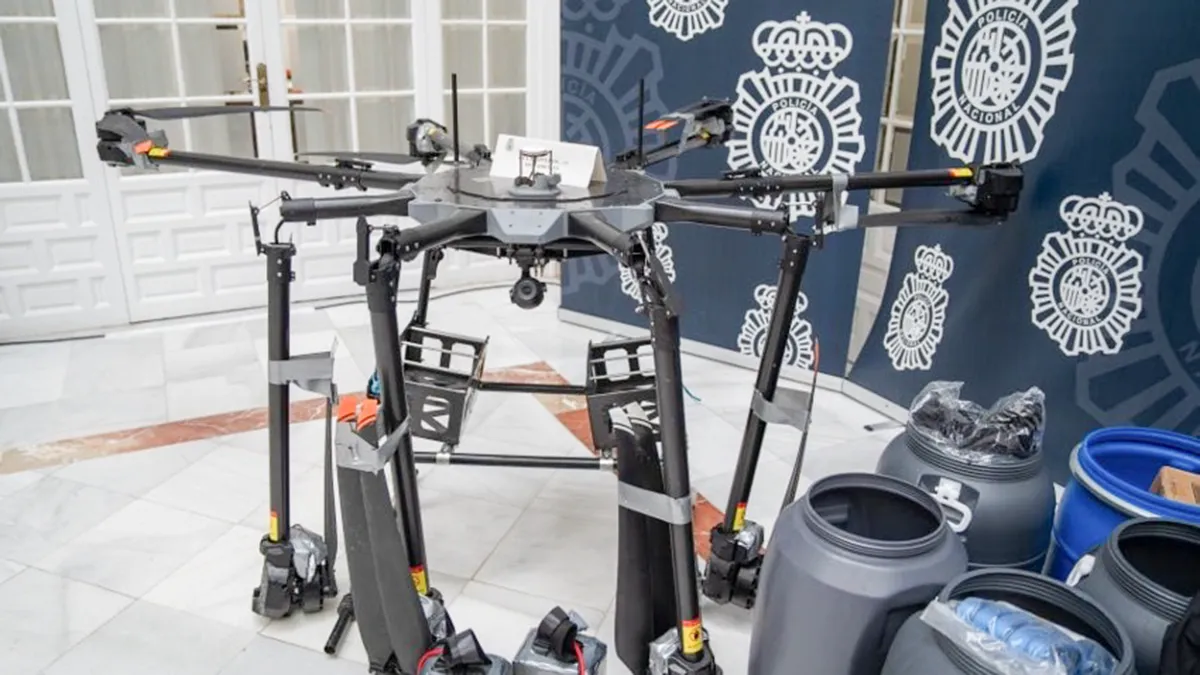 La DGSN y la policía incautan más de 10.400 toneladas de cocaína - PHOTO/POLICÍA NACIONAL