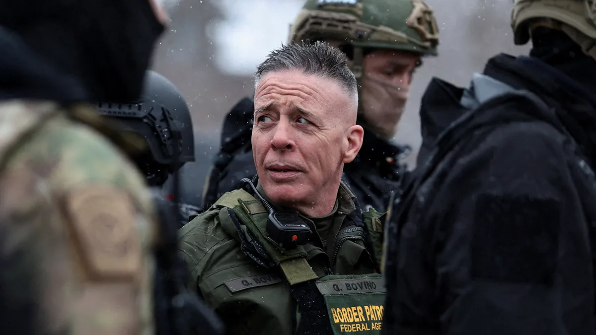 <p>El comandante de la Patrulla Fronteriza, Greg Bovino - REUTERS/Evelyn Hockstein</p>
