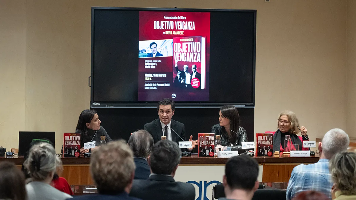 Presentación del libro <em>Objetivo Venganza, </em>de David Alandete - PHOTO/ATALAYAR