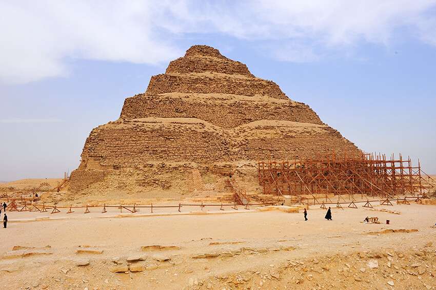 Pirámide de Saqqara. PHOTO/ATALAYAR/GUILLERMO LÓPEZ